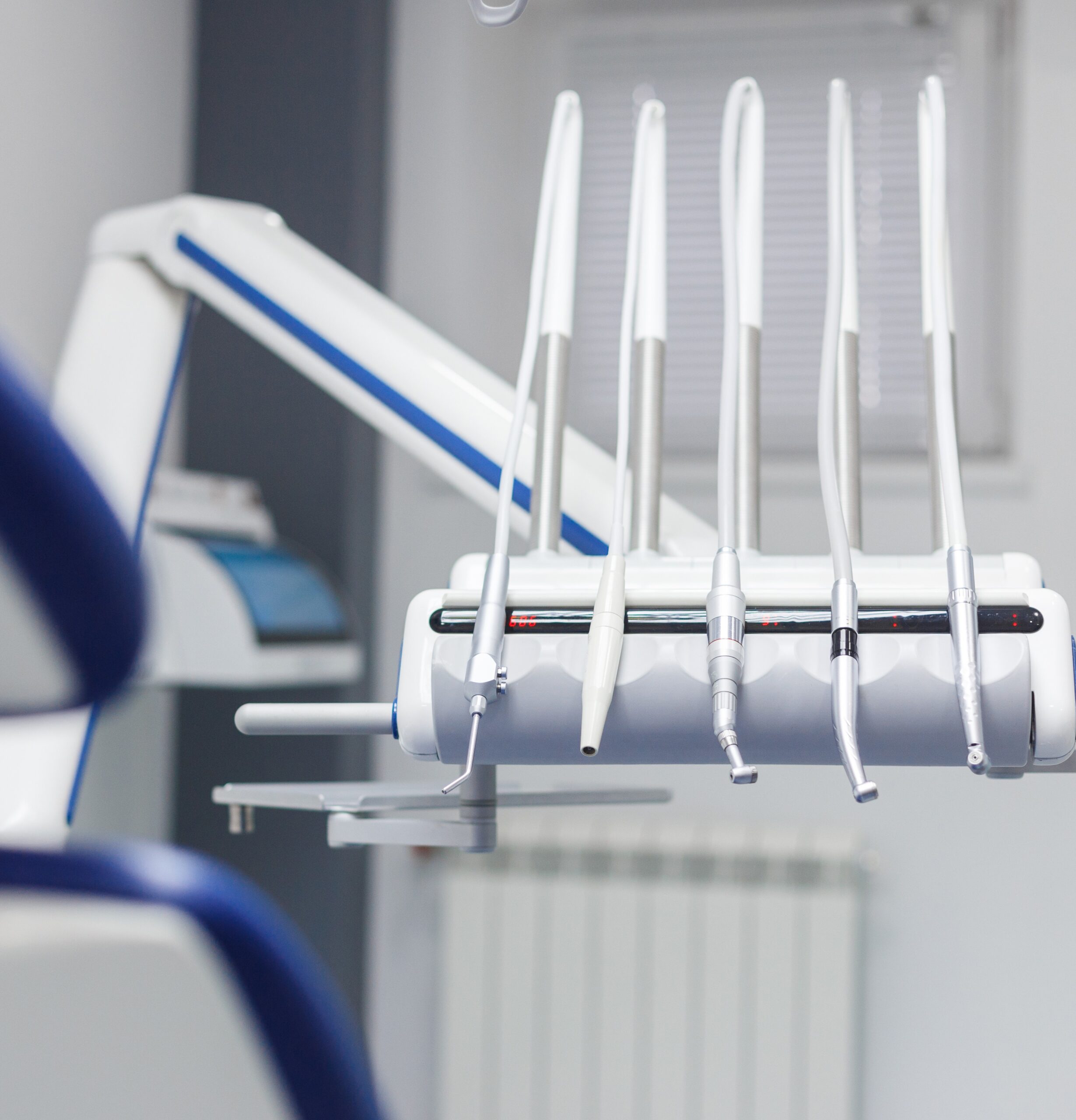 Modern Dental Clinic Equipment Focused on Professional Treatment and Care for Patients in a Bright, Clean Environment with State-of-the-Art Instruments Enhancing Oral Health